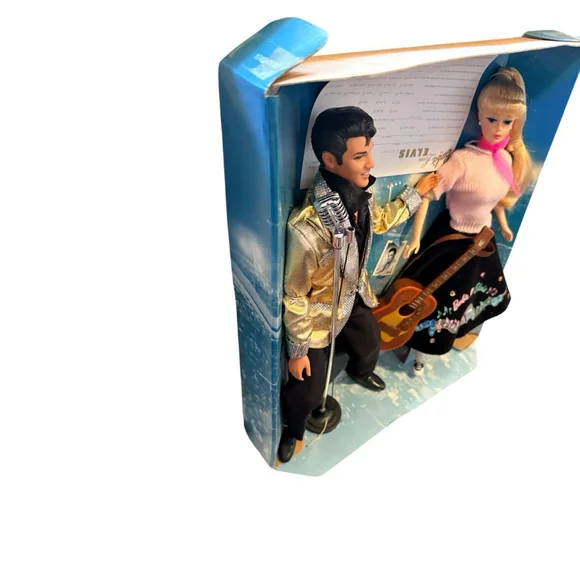 Barbie Mattel 1996 Barbie Loves Elvis Collector Edition Dolls - Picture 3 of 5